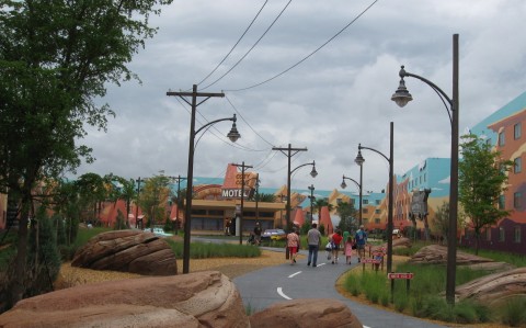 Radiator Springs section of the Art of Animation Resort (photo by Miss Bonnie)