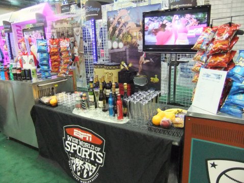 The best booth at the race expo!