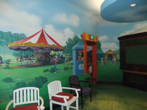 "Carnival" room in the Epcot Wonders of Life Pavilion 