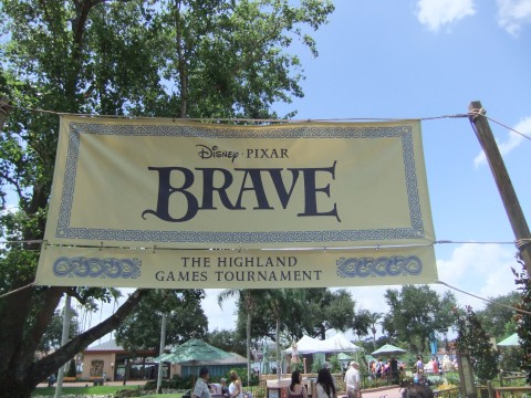 Highland Games Banner in Epcot